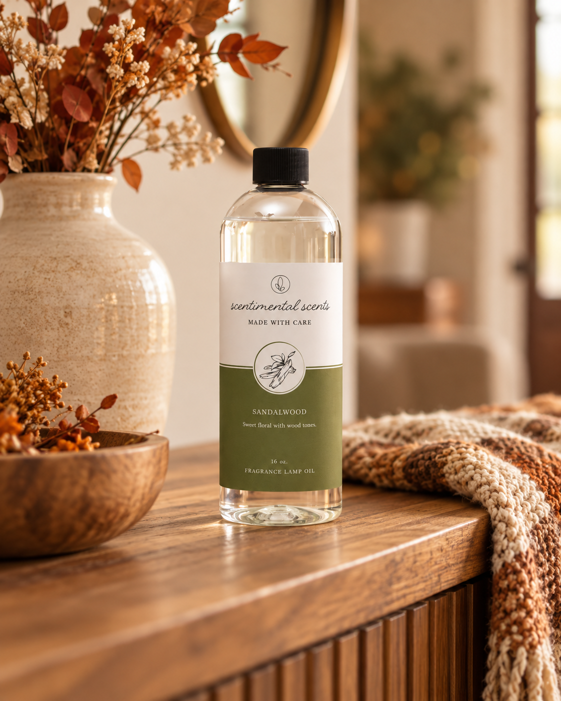 Sandalwood Lamp Oil by Scentimental Scents
