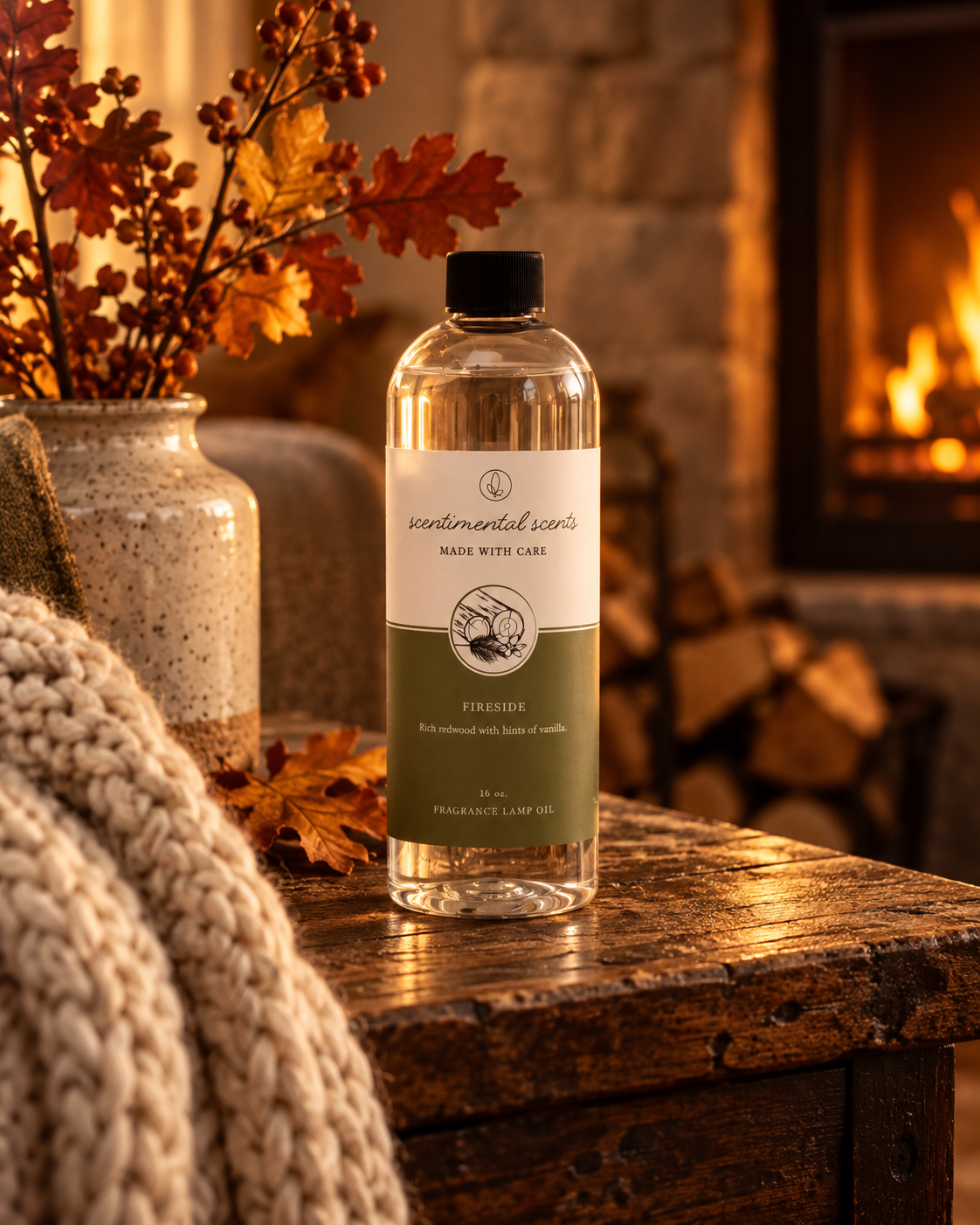 Fireside Lamp Oil by Scentimental Scents