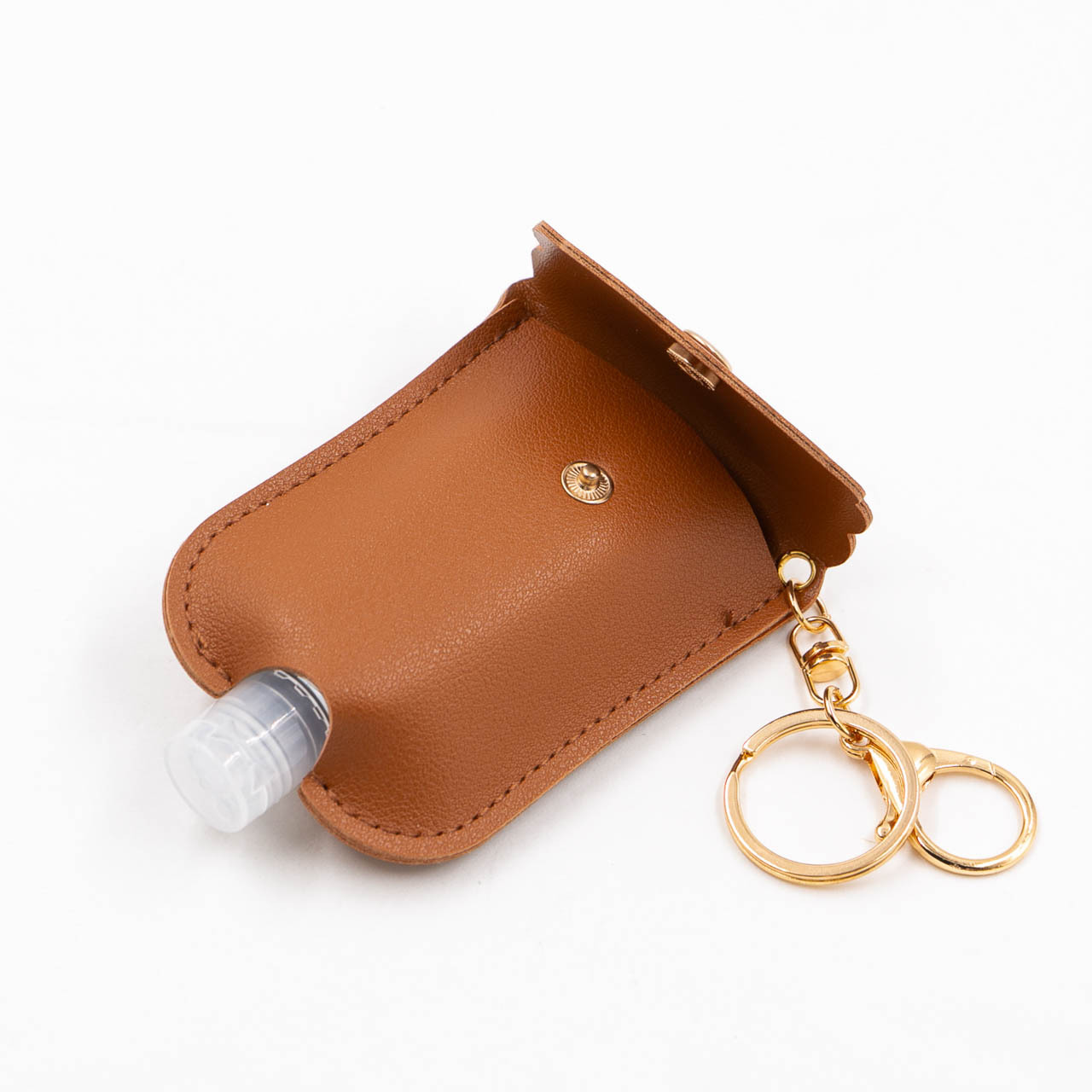 Jen & Co. Brown Scalloped Hand Sanitizer Caddy