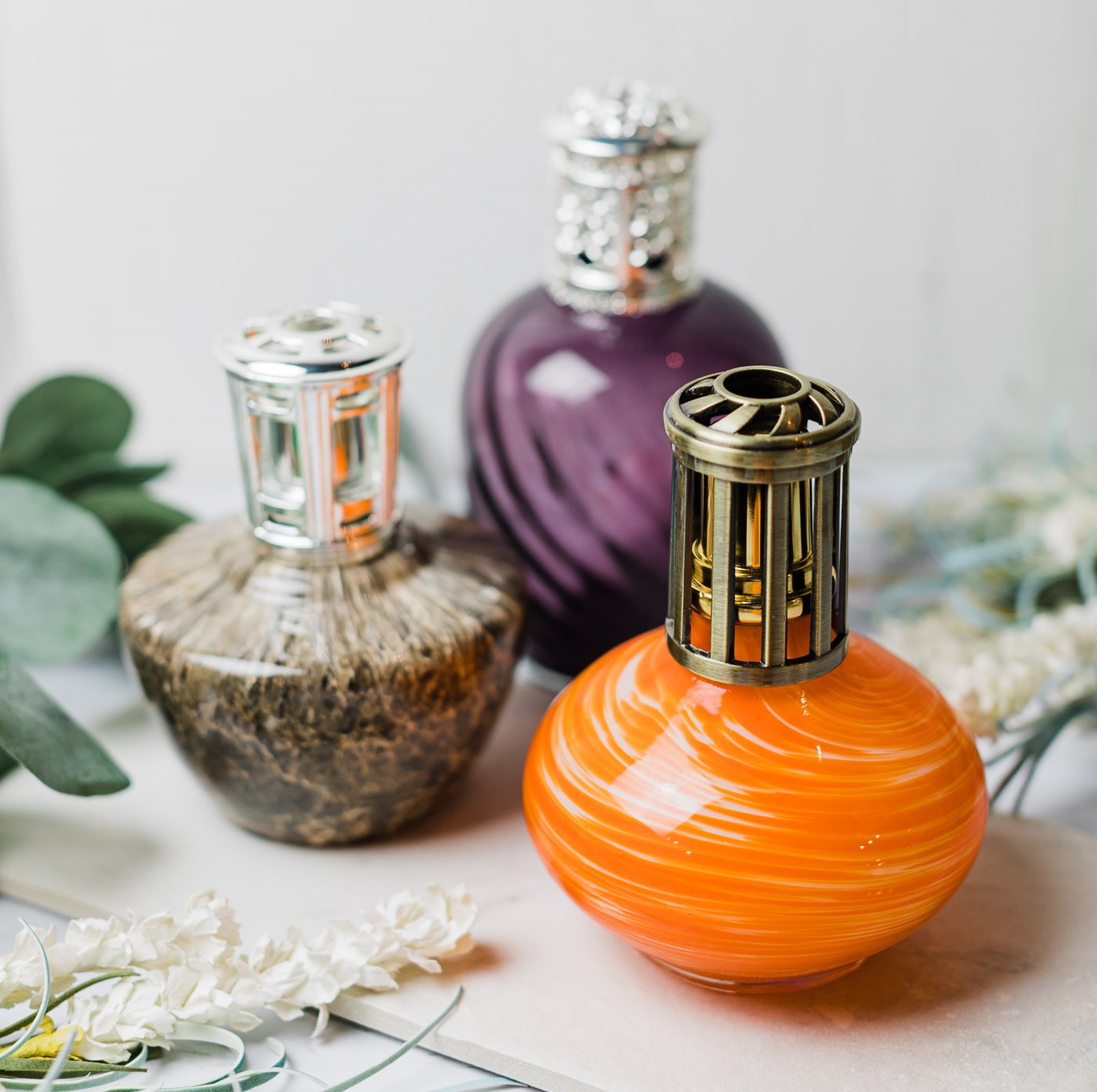 Scented oil for store lamps with wick